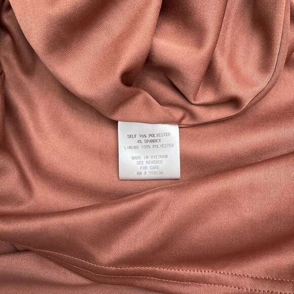 Birdy Grey Benny Crepe Maxi Formal Bridesmaid Dress Cut‎ Out Desert Rose S NWT - Picture 11 of 15